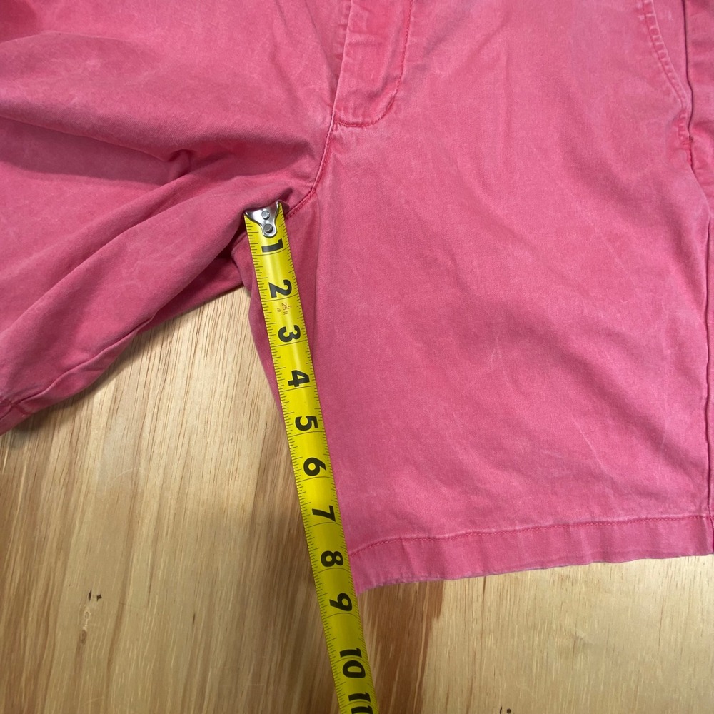 Vineyard Vines Breaker Shorts Men's‎ 30 Pink Garment-Dyed Cotton Chino - Picture 4 of 8